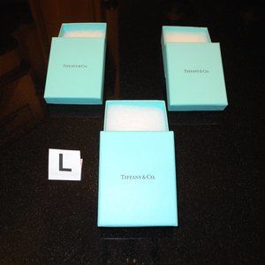 3 TIFFANY JEWELRY BOXES ALL SAME SIZE